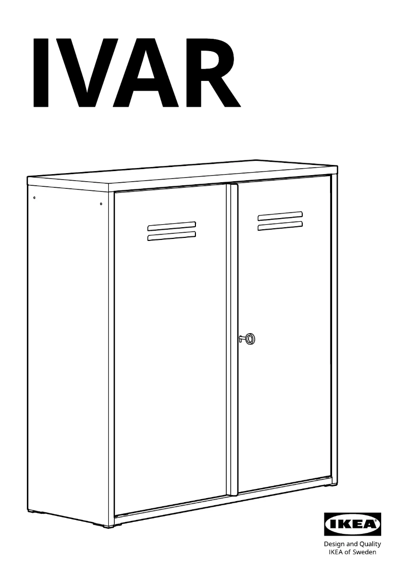 Page 1 de la notice Manuel utilisateur Ikea IVAR 803.855.03