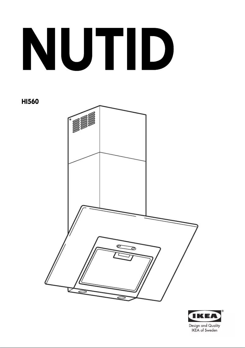 Page 1 de la notice Manuel utilisateur Ikea NUTID HI560