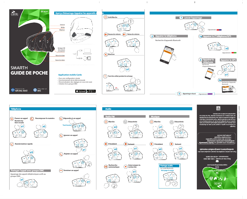 Page 1 of the manual User Manual Cardo Scala Rider Smartpack