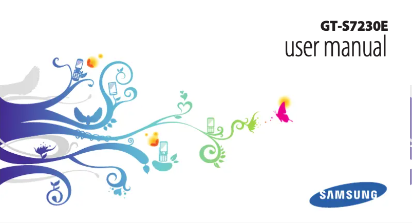 Page 1 de la notice Manuel utilisateur Samsung Wave 723