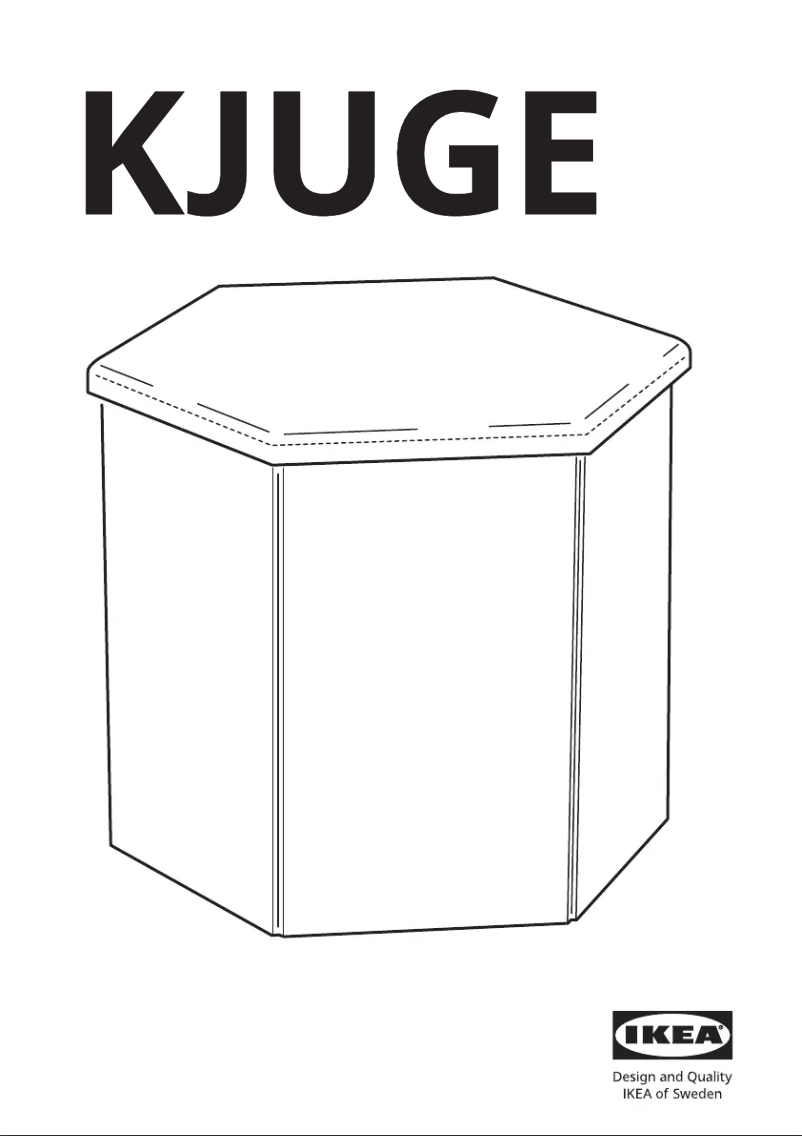 Page 1 de la notice Manuel utilisateur Ikea KJUGE 705.319.01