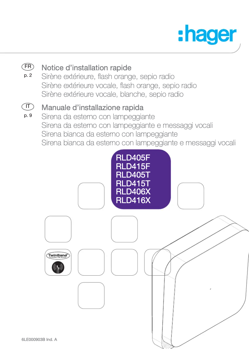 Page 1 de la notice Guide d'installation Elcom REH002X