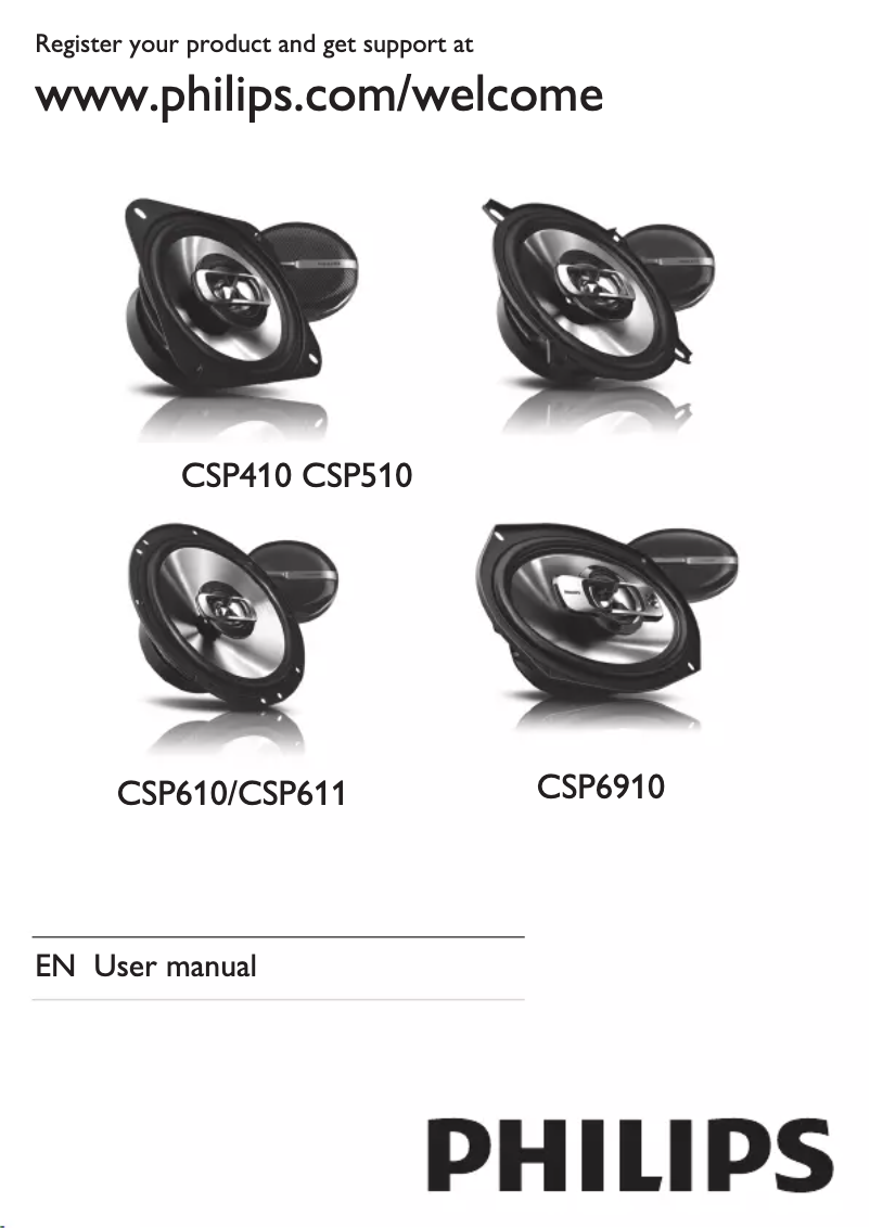 Página 1 del manual Manual de usuario Philips CSP410