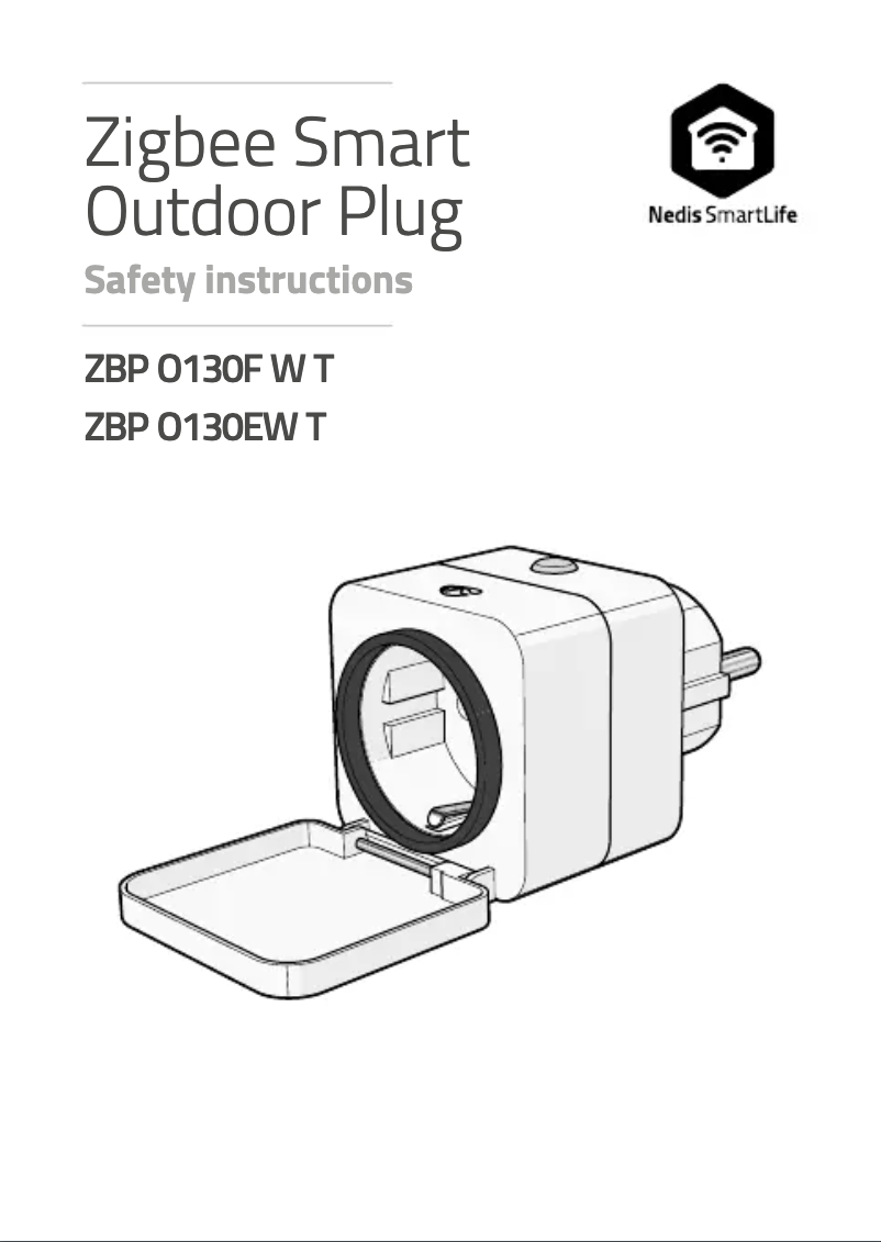 Page 1 de la notice Manuel utilisateur Nedis ZBPO130EWT