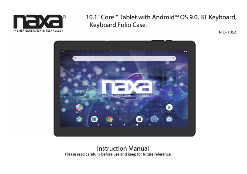 Page 1 de la notice Manuel utilisateur Naxa NID-1052