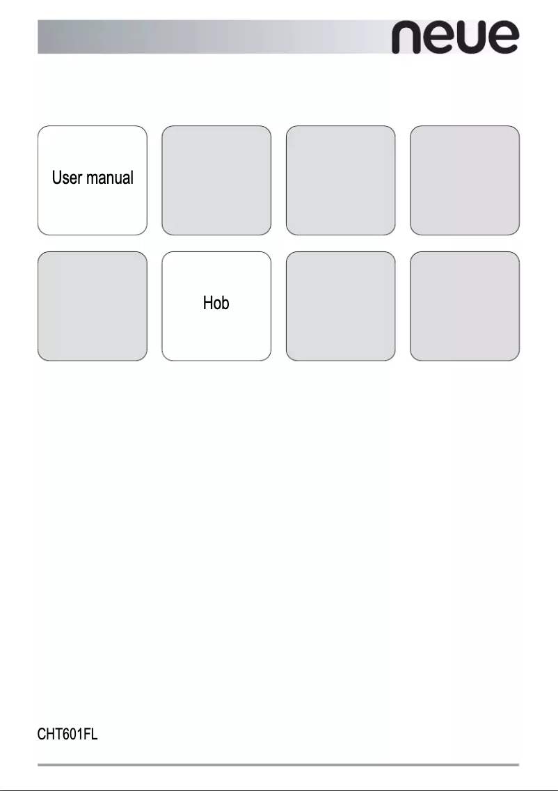 Página 1 del manual Manual de usuario Neue CHT601FL