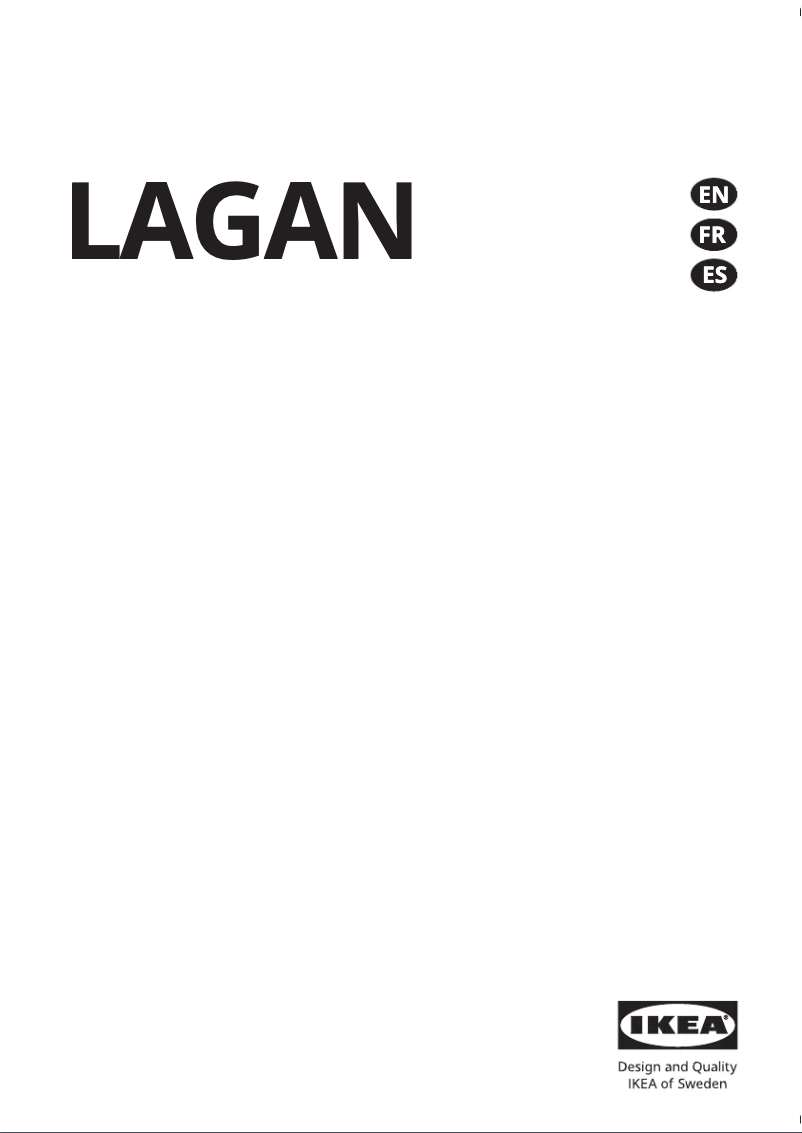 Page 1 de la notice Manuel utilisateur Ikea LAGAN 504.901.19