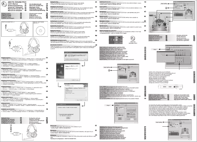 Page 1 de la notice Manuel utilisateur Arctic Cooling Arctic Sound P531
