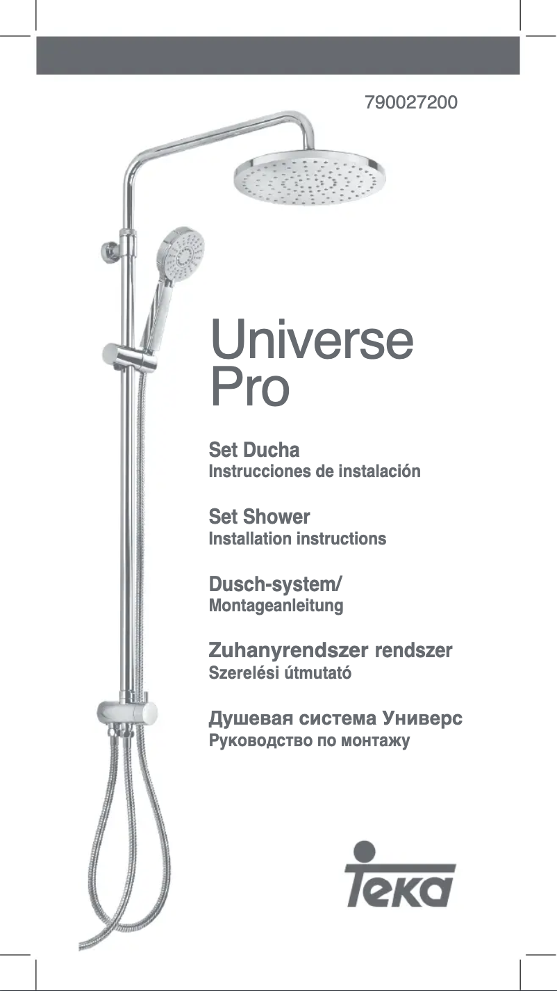 Page 1 de la notice Manuel utilisateur Teka Universe Pro