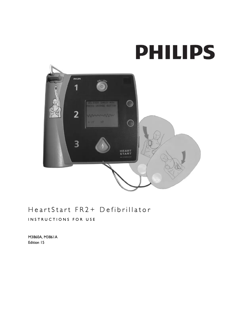 Page 1 de la notice Manuel utilisateur Philips HeartStart FR2+ M3860A
