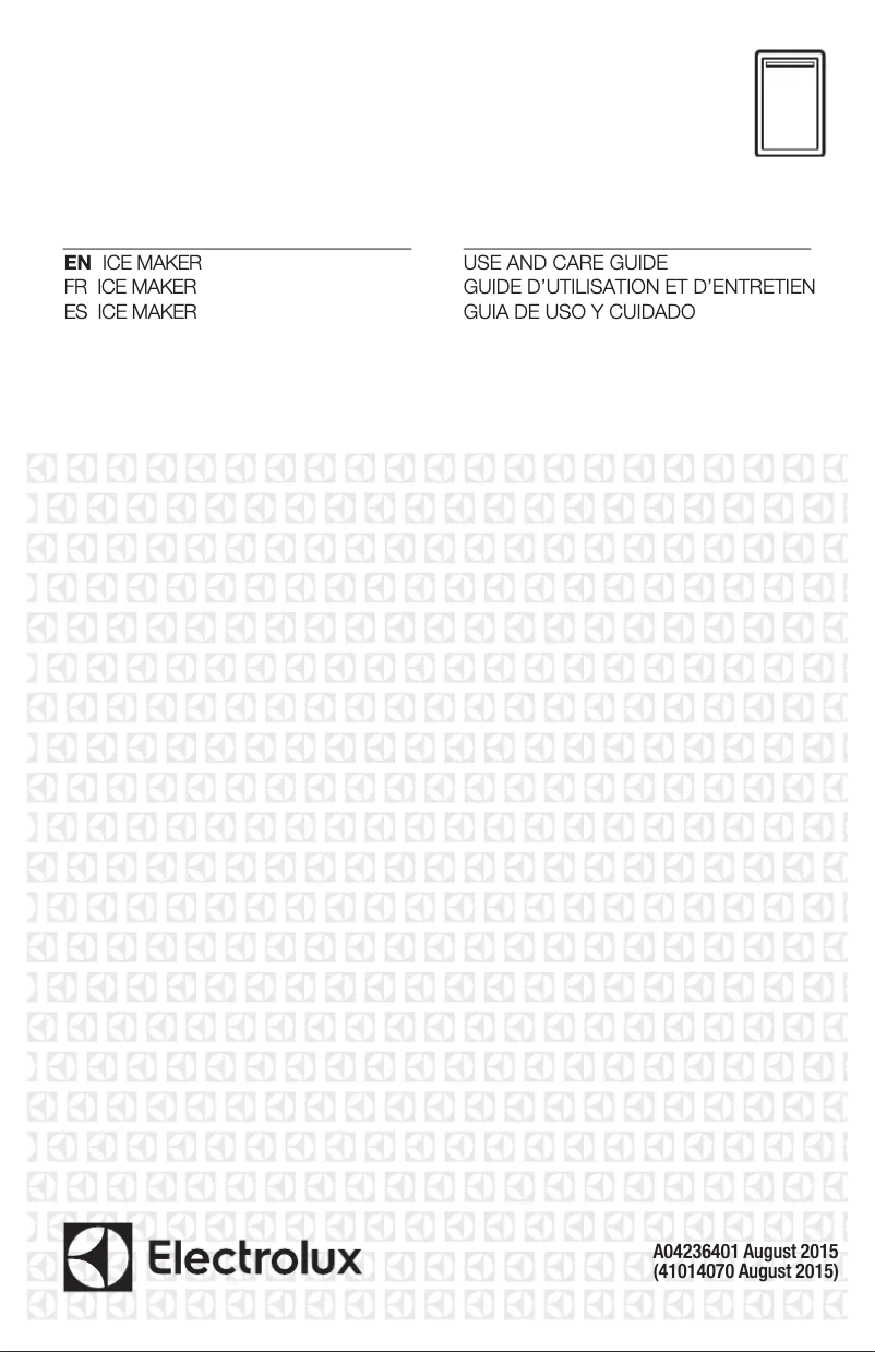 Page 1 of the manual User Manual Electrolux UR15IM20R