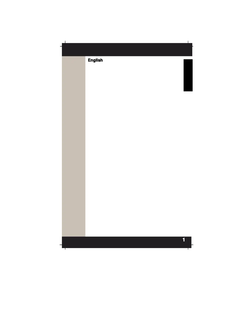 Page 1 de la notice Manuel utilisateur Philips C911