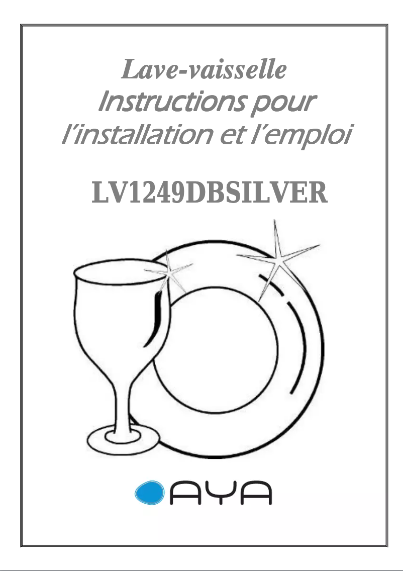 Page 1 de la notice Manuel utilisateur AYA LV1249DB