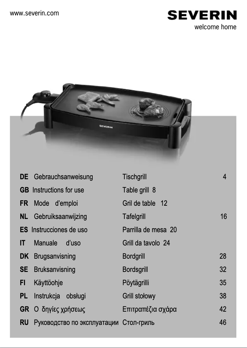 Page 1 de la notice Manuel utilisateur Severin KG 2388