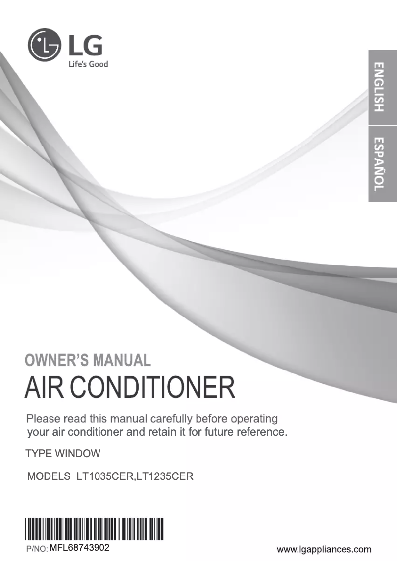 Page 1 de la notice Manuel utilisateur LG LT1035CER