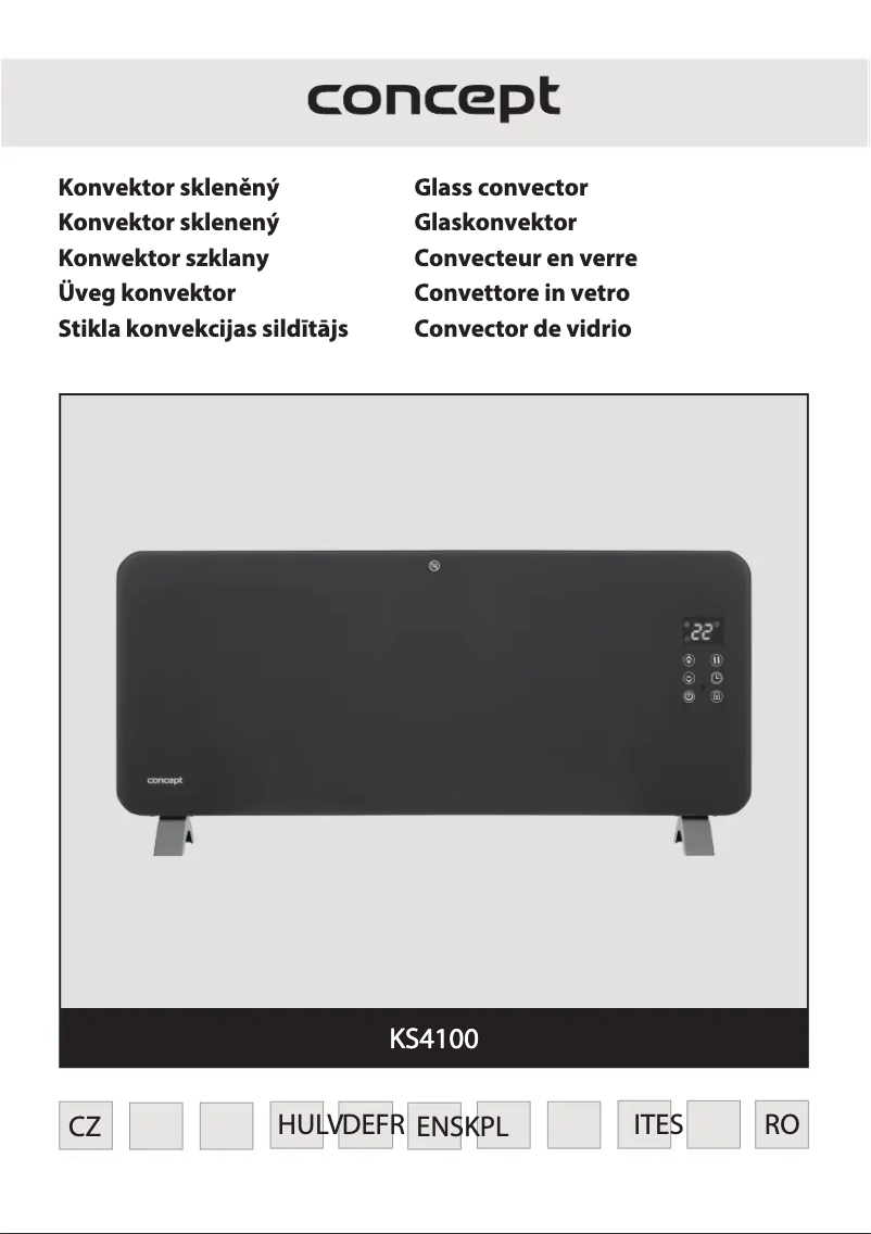 Page 1 de la notice Manuel utilisateur Concept KS4100