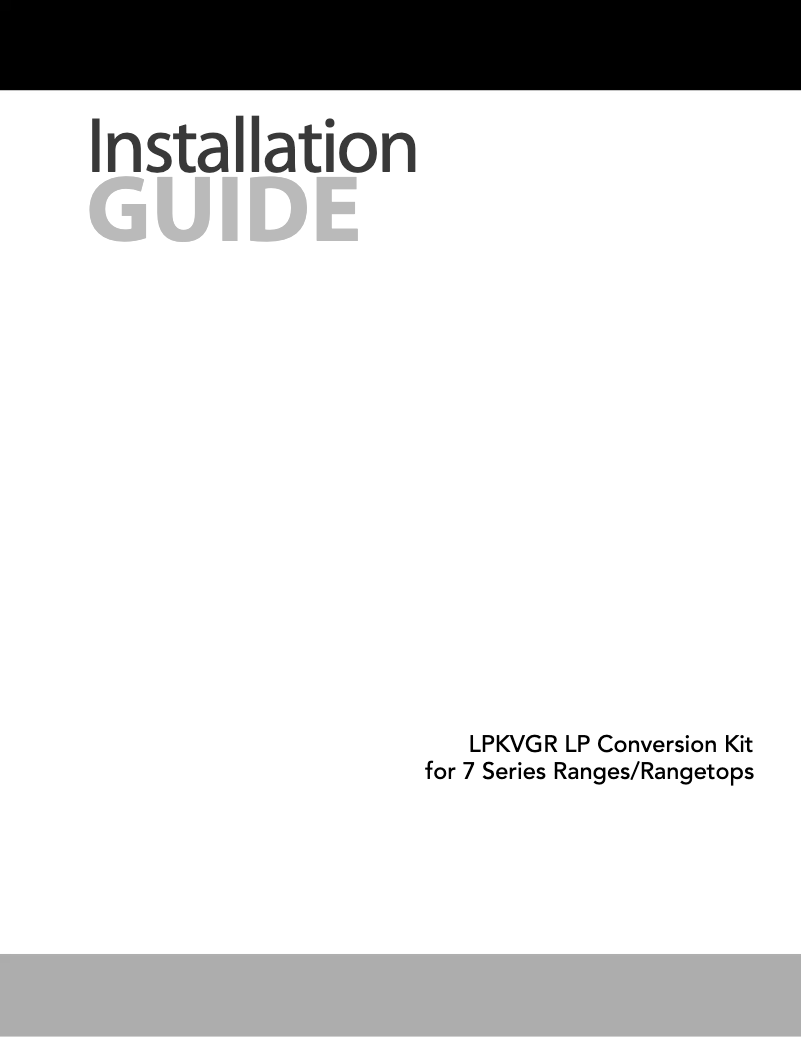 Page 1 of the manual User Manual Viking VGR73626BARLP