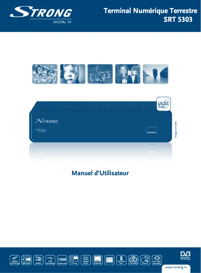 Page 1 de la notice Manuel utilisateur Strong SRT 5303