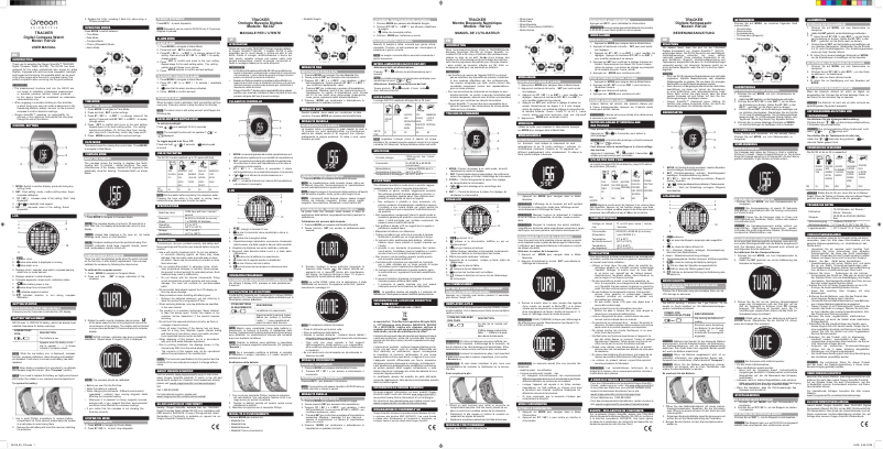 Página 1 del manual Manual de usuario Oregon Scientific RA122-O