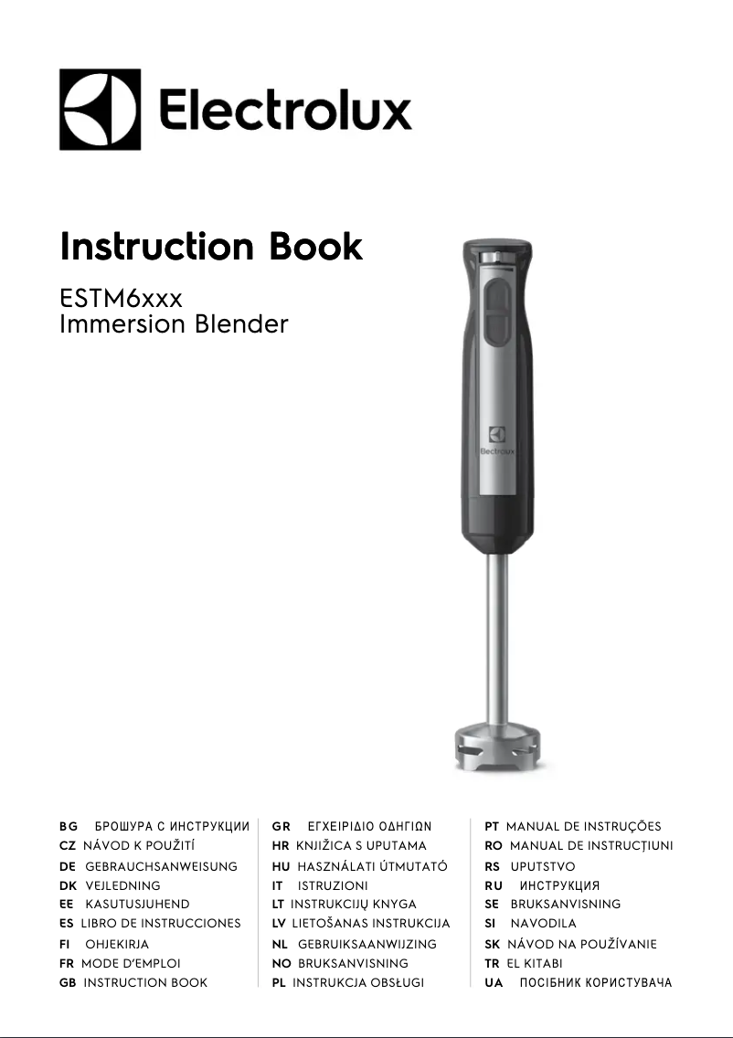 Página 1 del manual Manual de usuario Electrolux ESTM6500
