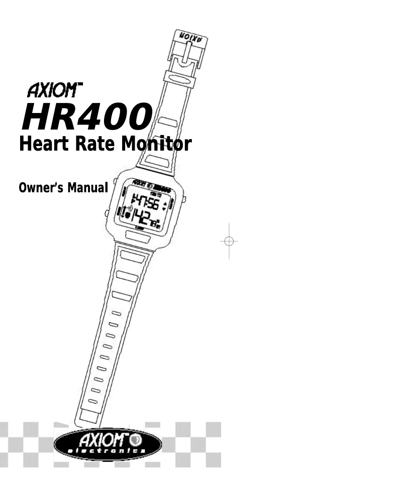 Page 1 de la notice Manuel utilisateur Axiom HR400