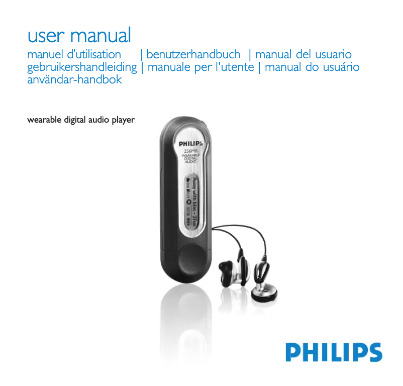 Image de la première page du manuel de l'appareil GoGear Key014