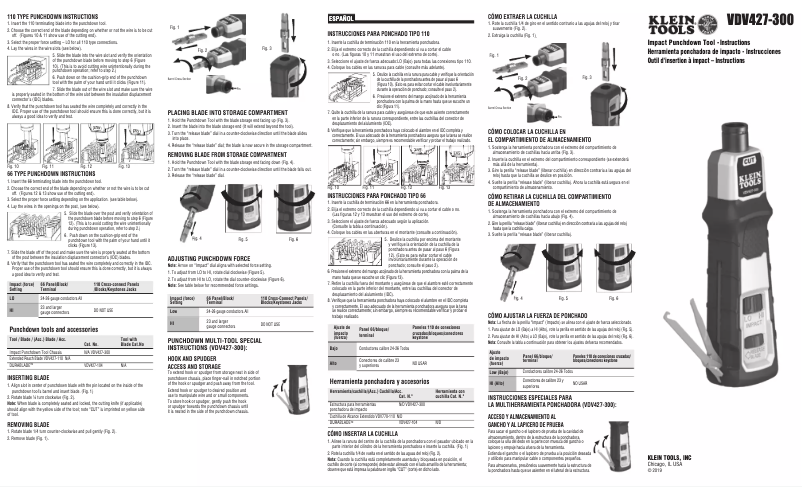 Página 1 del manual Manual de usuario Klein Tools VDV427-300