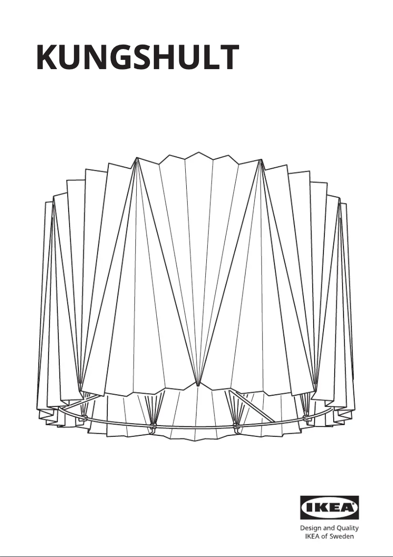 Image de la première page du manuel de l'appareil KUNGSHULT 604.062.24