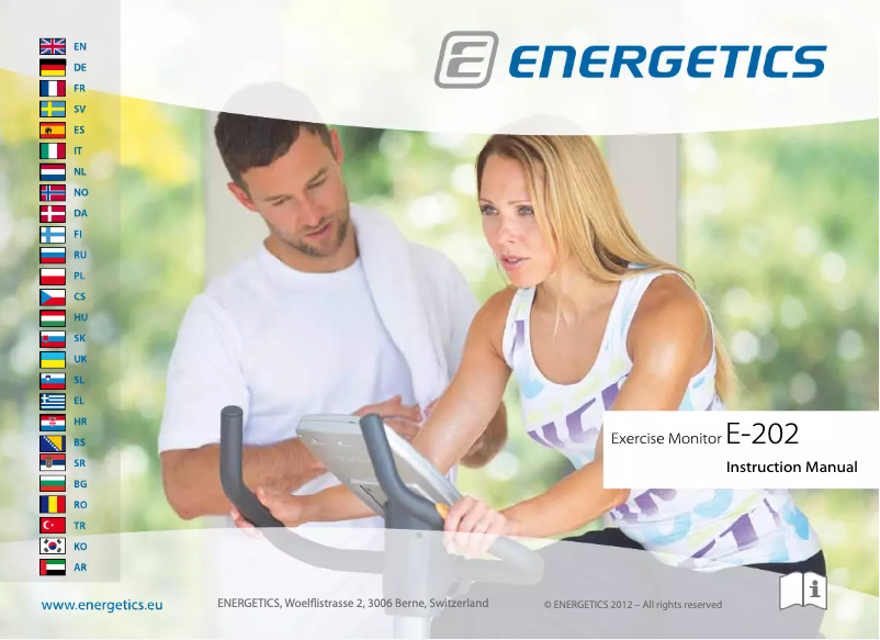 Page 1 de la notice Manuel utilisateur Energetics Exercise Monitor E-202