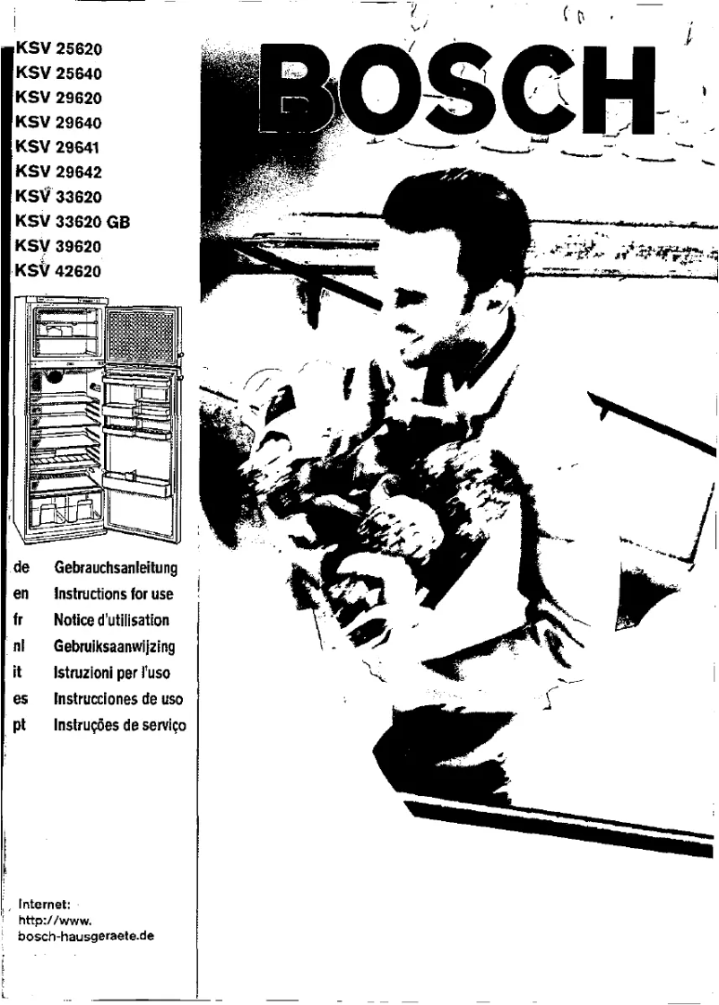 Page 1 de la notice Manuel utilisateur Bosch KSV25620