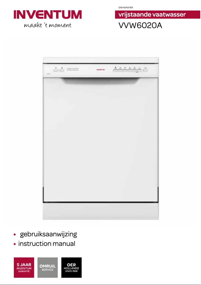 Page 1 de la notice Manuel utilisateur Inventum VVW6020A