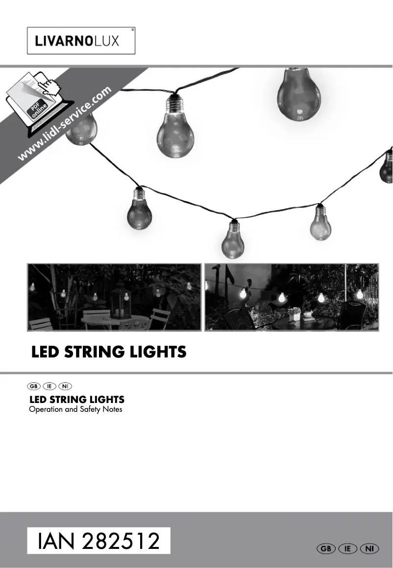 Página 1 del manual Manual de usuario Livarno Lux IAN 282512