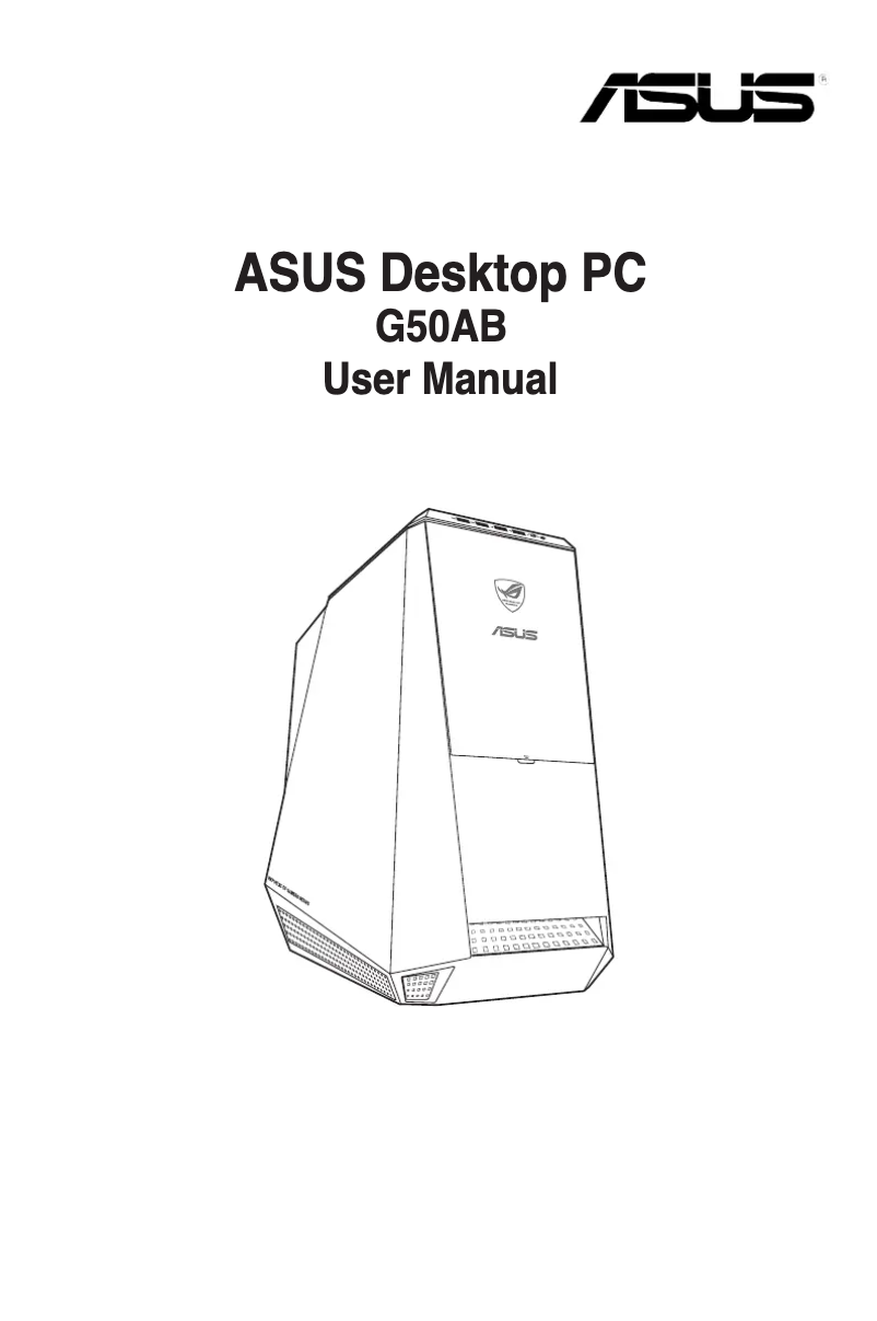 Página 1 del manual Manual de usuario Asus G50AB