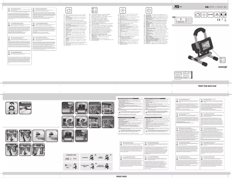 Page 1 of the manual User Manual XQ-lite XQ1279