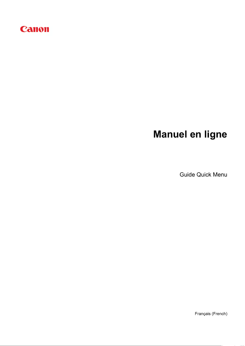 Page 1 de la notice Manuel utilisateur Canon PIXMA G4511