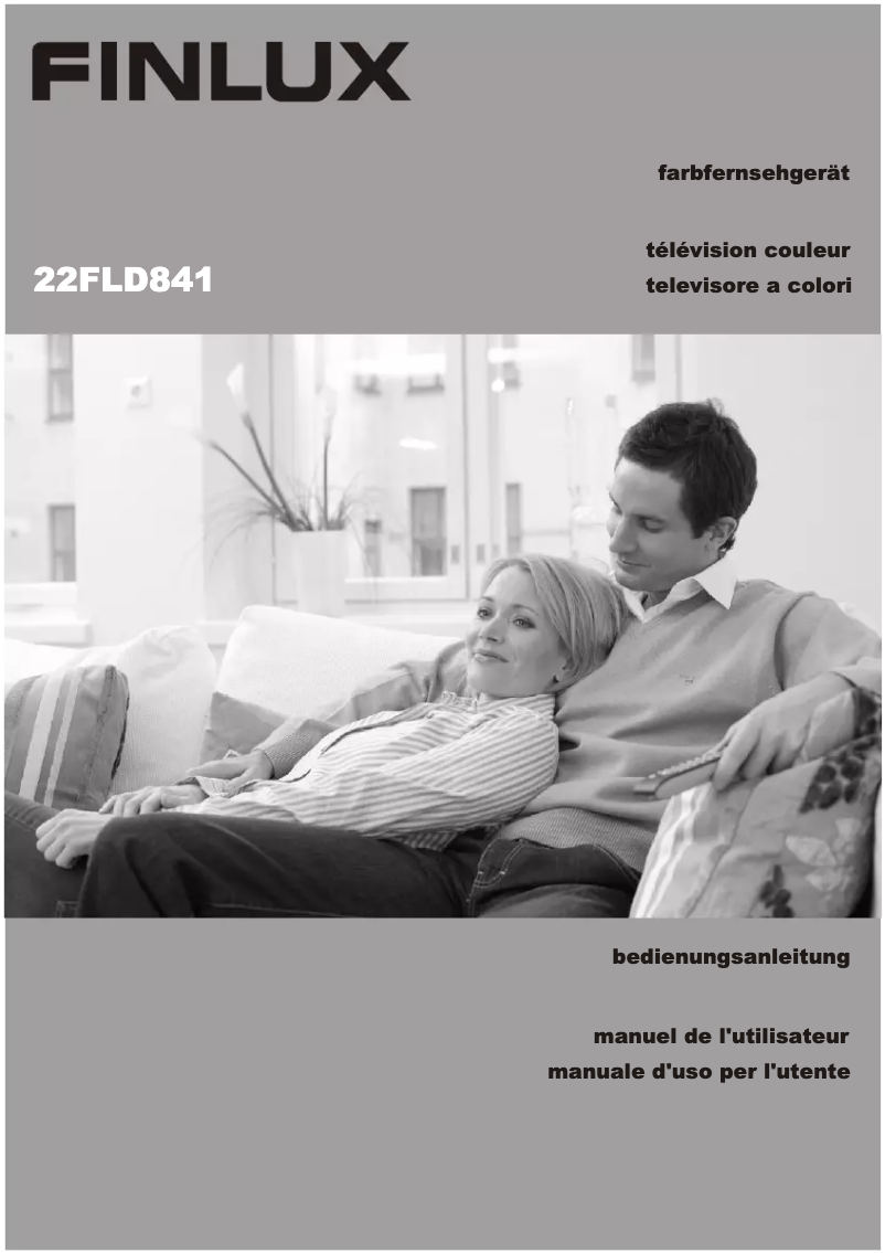 Page 1 de la notice Manuel utilisateur Finlux 22FLD841