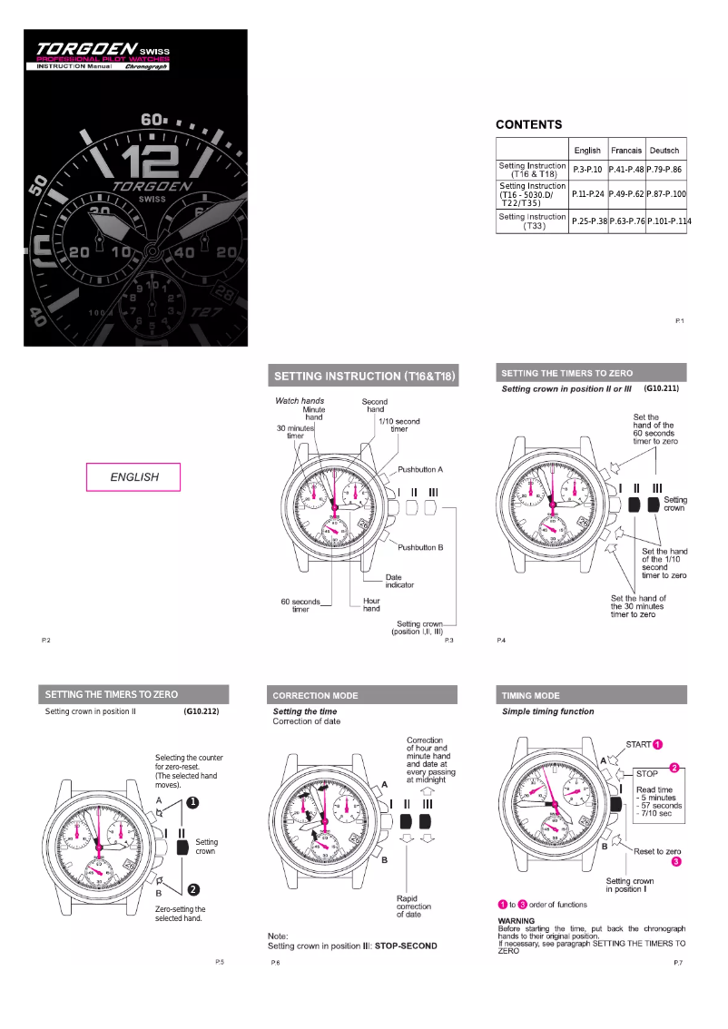 Page 1 de la notice Manuel utilisateur Torgoen T16BKIP41SV