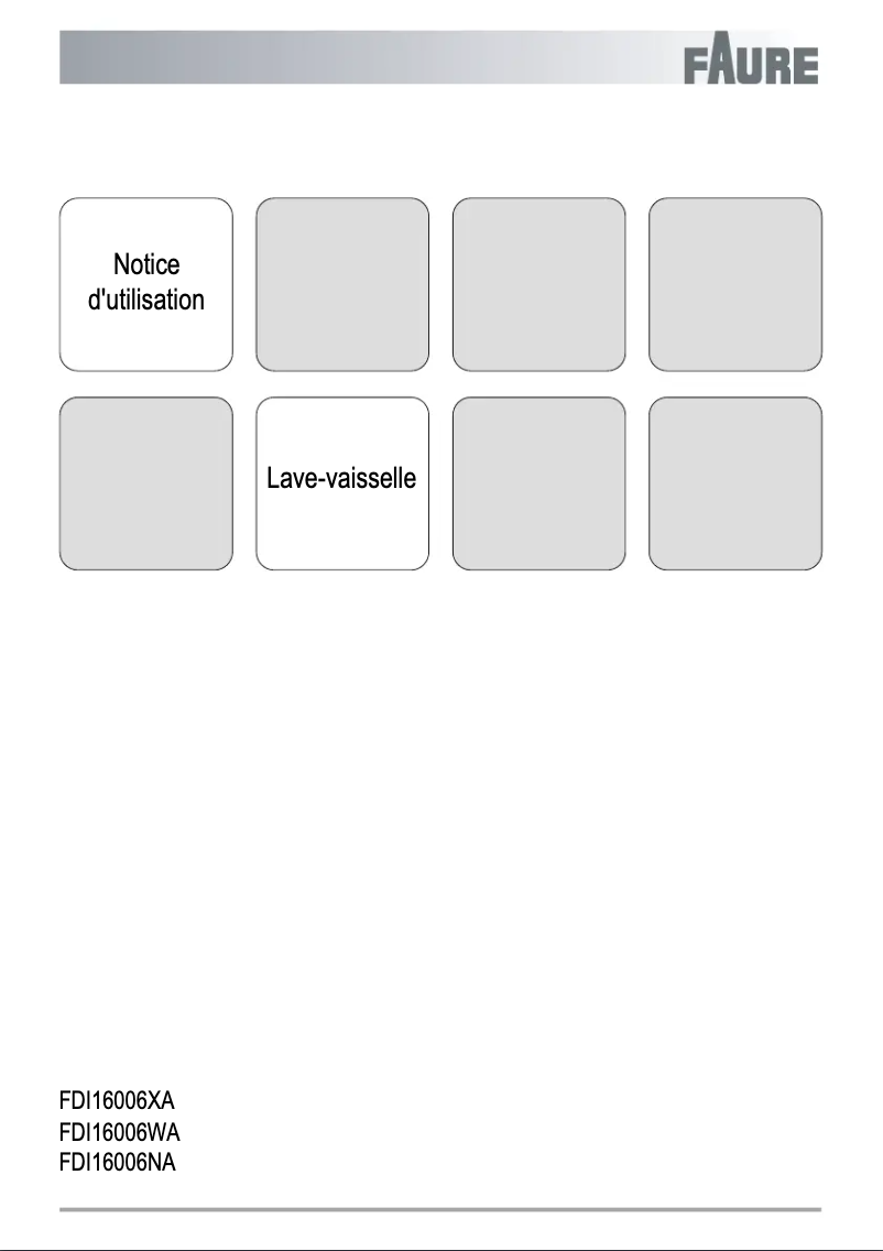Page 1 of the manual User Manual Faure FDI16006NA