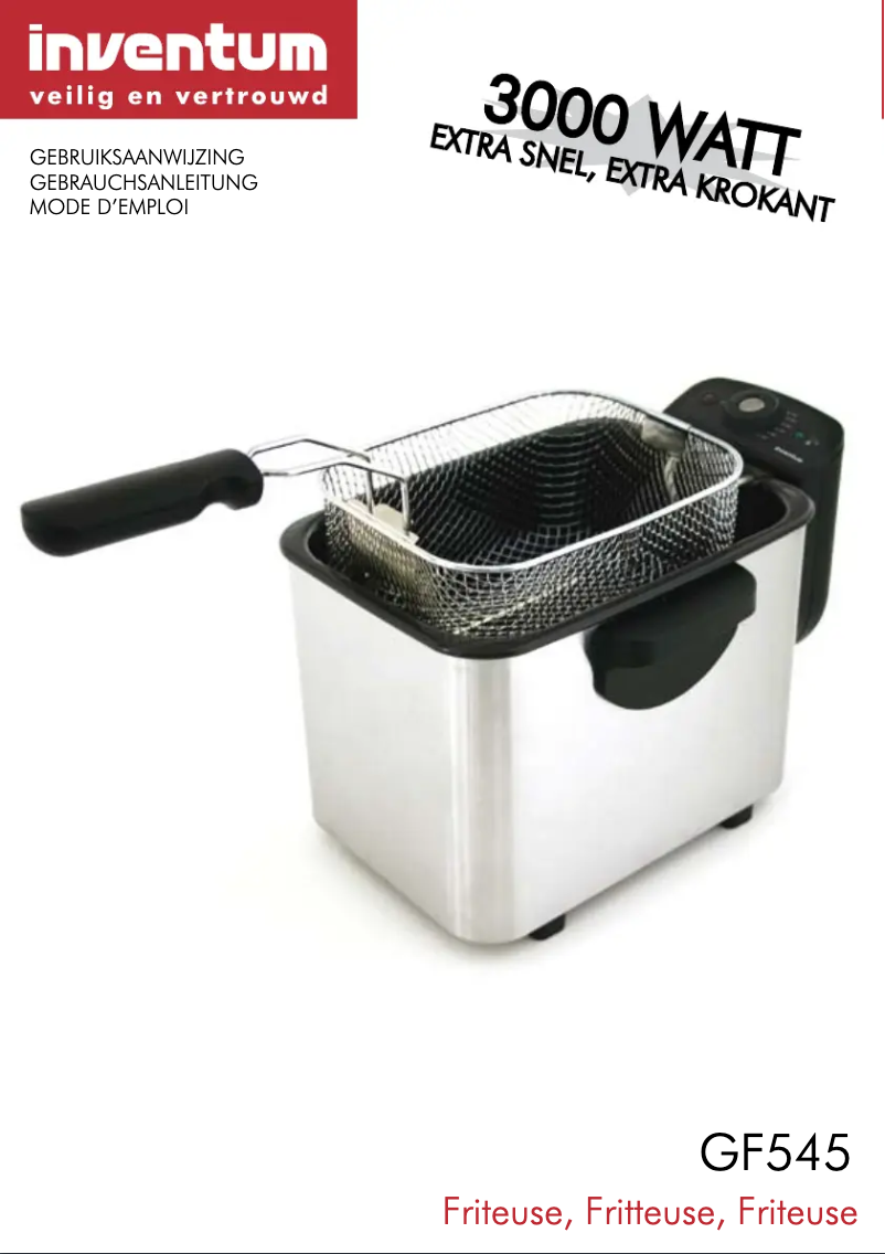 Page 1 de la notice Manuel utilisateur Inventum GF545