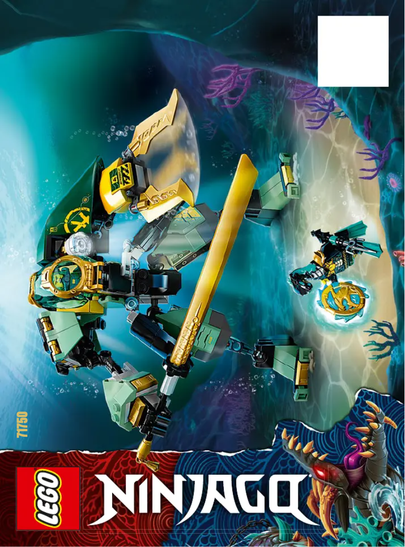 Page 1 de la notice Manuel utilisateur Lego Ninjago 71750