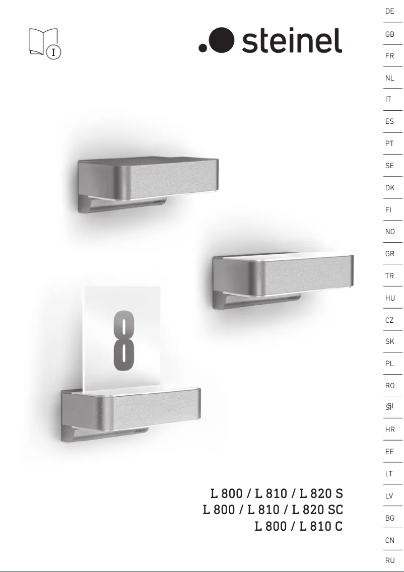 Página 1 del manual Manual de usuario Steinel L 810 SC