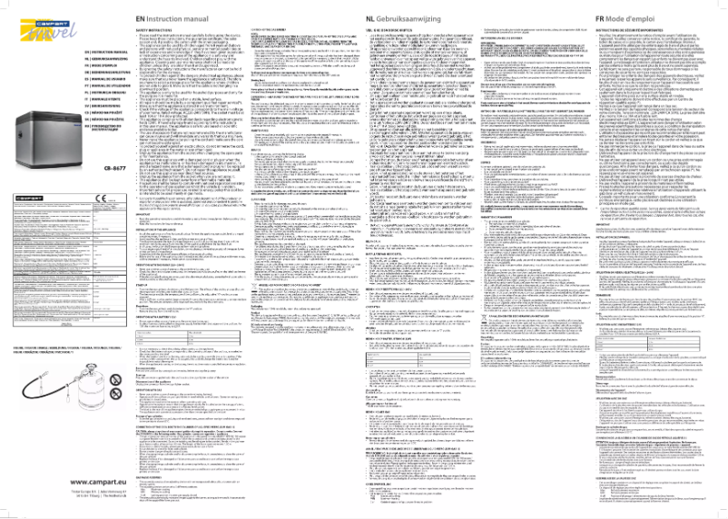 Página 1 del manual Manual de usuario TriStar CB-8677