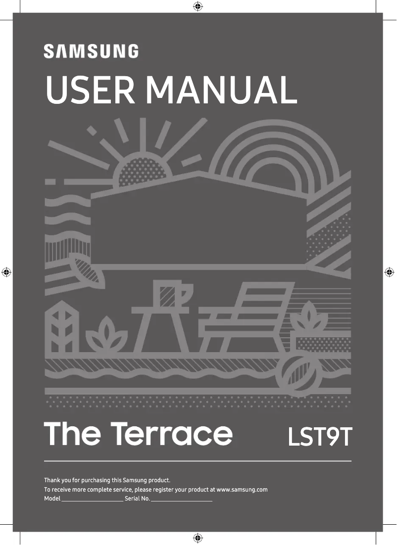 Page 1 de la notice Manuel utilisateur Samsung GQ65LST9TCU