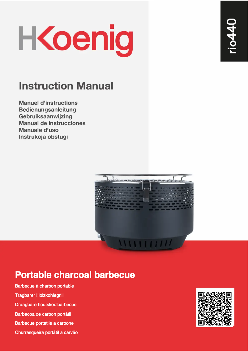 Page 1 de la notice Manuel utilisateur H.Koenig RIO440