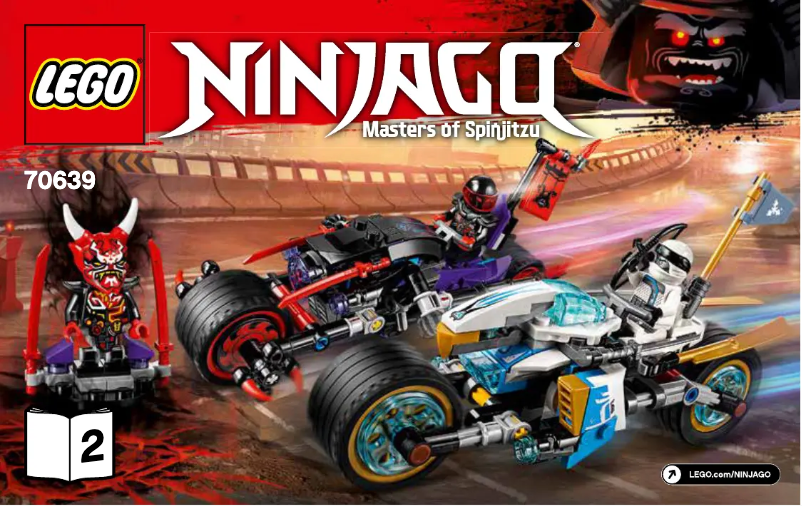 Page 1 of the manual Visual Instructions Lego Ninjago 70639