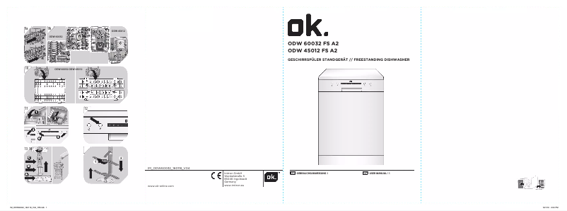 Page 1 de la notice Manuel utilisateur OK ODW 60032 FS A2