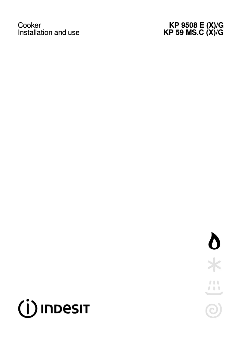 Página 1 del manual Manual de usuario Indesit KP 9508 EXG