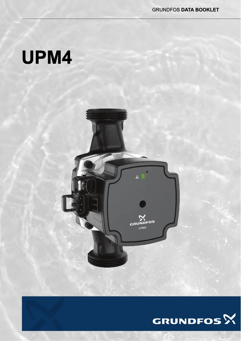 Página 1 del manual Ficha técnica Grundfos ALPHA2