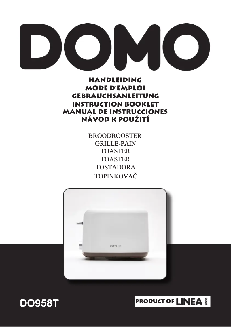 Page 1 de la notice Manuel utilisateur Domo DO958T