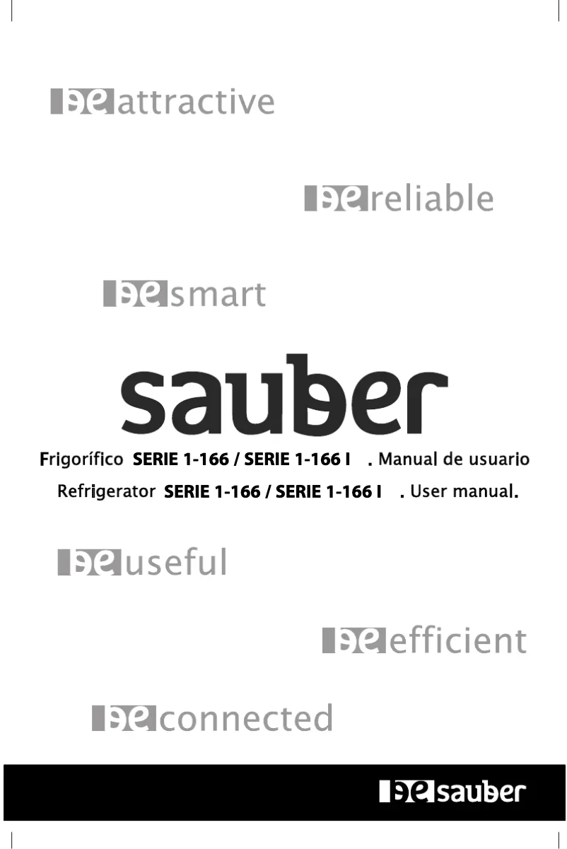 Página 1 del manual Manual de usuario Sauber SERIE 1-166